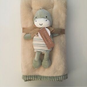 NEW Baby Blanket & Dinosaur Soft Baby Toy Plush Lovey Stuffed Animal | Chick Pea